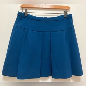 Royal Blue Pleated Skirt J. Crew Size 4